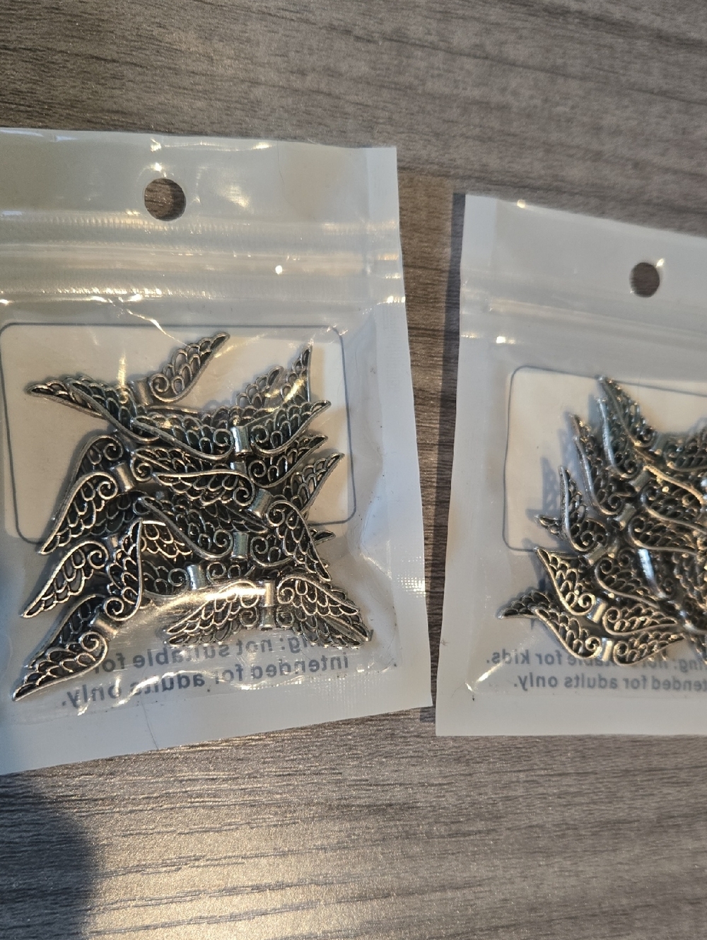 Angel Wings Jewelry Making Crafting For Earrings, Charms Fun Projects Lot Of 40